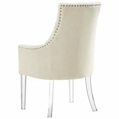 Deals 🧨 Brika Home Dining Chair In Cream White (Set Of 2) 🔔 -Cheap Office Chairs Store 1913347 4 L