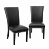 Cheap 🎁 Steve Silver Company Steve Silver Camila Black Faux Leather Dining Chair 😉 -Cheap Office Chairs Store 1922305 1 L