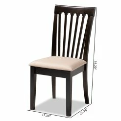Best Sale ๐ Baxton Studio Minette Fabric And Wood Dining Chairs In Sand And Brown Set Of 4 โญ 10 Best Sale ๐ Baxton Studio Minette Fabric And Wood Dining Chairs In Sand And Brown Set Of 4 โญ -Cheap Office Chairs Store 1924198 1 L