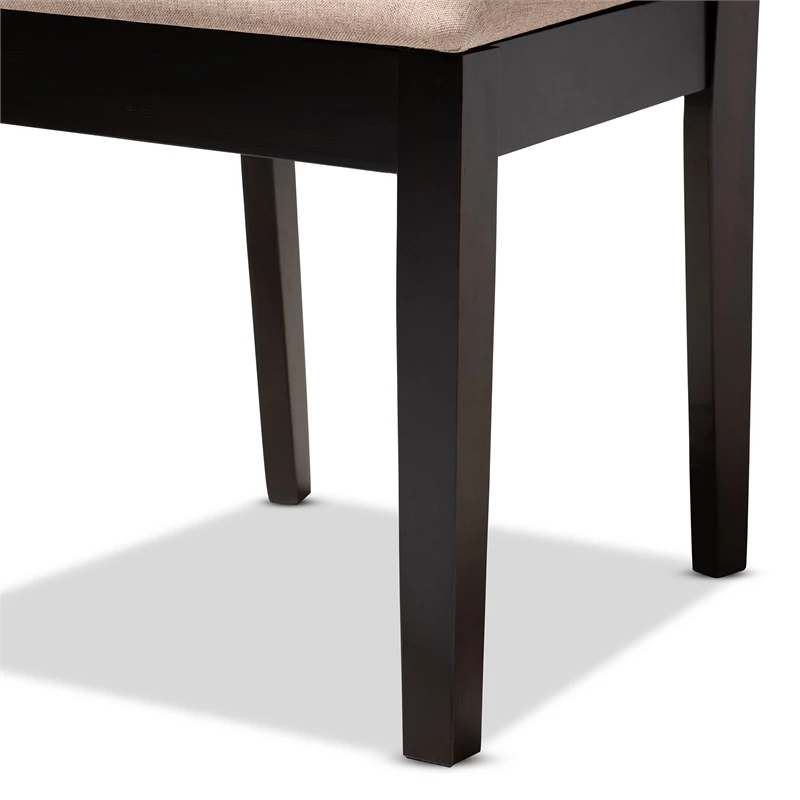 Best Pirce ๐คฉ Baxton Studio Lenoir Fabric And Wood Dining Chairs In Sand And Brown (Set Of 4) ๐ 5 Best Pirce ๐คฉ Baxton Studio Lenoir Fabric And Wood Dining Chairs In Sand And Brown (Set Of 4) ๐ - Image 3