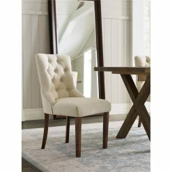 Buy 🌟 Finch Elmhurst Cream Tufted Dining Chair Set Of 2 🔥 -Cheap Office Chairs Store 1924432 10 L