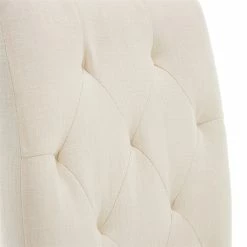 New ⭐ Finch Westport Tufted Dining Chair Set Of 2 Cream 🥰 -Cheap Office Chairs Store 1924461 9 L