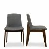 Best Sale 🥰 Ashcroft Levi Mid-Century Modern Polyester Blend Dining Chair In Dark Grey (Set Of 2) 😉 1 Best Sale 🥰 Ashcroft Levi Mid-Century Modern Polyester Blend Dining Chair In Dark Grey (Set Of 2) 😉 -Cheap Office Chairs Store 1939929 8 L