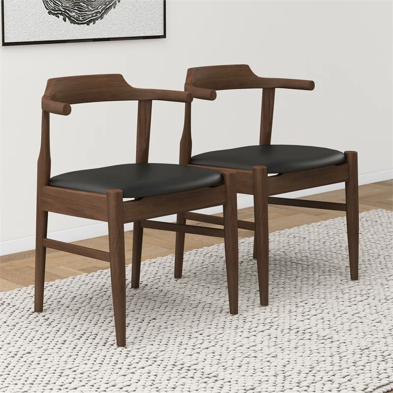 Cheapest ๐ Ashcroft Kathy Mid-Century Modern Black Faux Leather Dining Chair (Set Of 2) โค๏ธ 8 Cheapest ๐ Ashcroft Kathy Mid-Century Modern Black Faux Leather Dining Chair (Set Of 2) โค๏ธ - Image 6