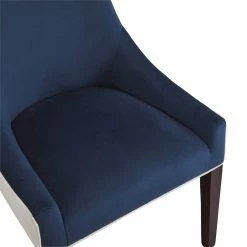 Budget 😀 Comfort Pointe Jolie Upholstered Navy Blue And White Fabric Dining Chair ✔️ 20 Budget 😀 Comfort Pointe Jolie Upholstered Navy Blue And White Fabric Dining Chair ✔️ -Cheap Office Chairs Store 1942215 17 L