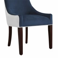 Budget 😀 Comfort Pointe Jolie Upholstered Navy Blue And White Fabric Dining Chair ✔️ 24 Budget 😀 Comfort Pointe Jolie Upholstered Navy Blue And White Fabric Dining Chair ✔️ -Cheap Office Chairs Store 1942215 21 L