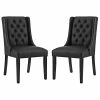 Hot Sale 🔔 Modway Baronet Faux Leather Tufted Dining Side Chair (Set Of 2) 🔔 -Cheap Office Chairs Store 1945194 L