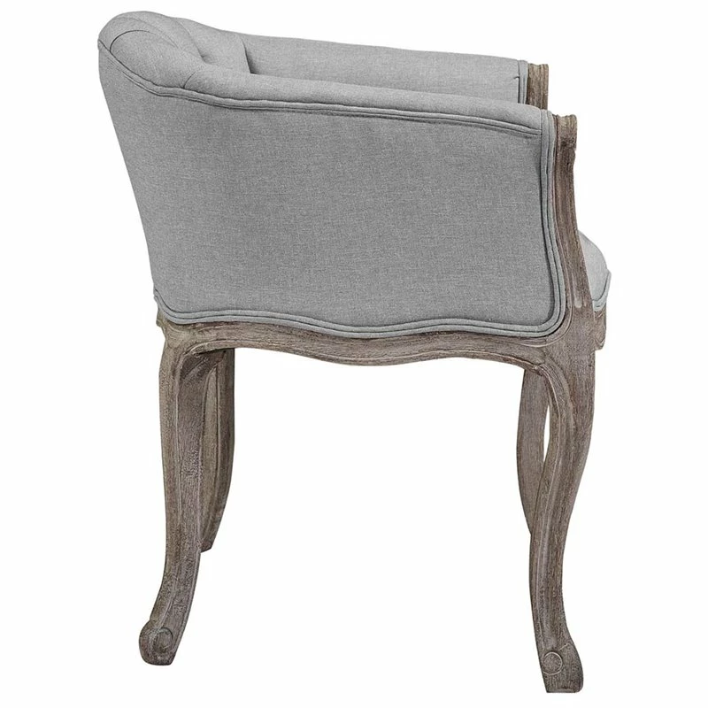 Discount 🎉 Modway Crown Tufted Dining Arm Chair In Light Gray 🛒 5 Discount 🎉 Modway Crown Tufted Dining Arm Chair In Light Gray 🛒 - Image 3