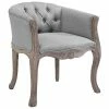 Discount 🎉 Modway Crown Tufted Dining Arm Chair In Light Gray 🛒 -Cheap Office Chairs Store 1945456 L