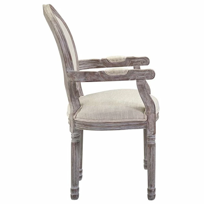 Best Sale ๐ฅฐ Modway Emanate Upholstered Dining Arm Chair In Beige ๐ 5 Best Sale ๐ฅฐ Modway Emanate Upholstered Dining Arm Chair In Beige ๐ - Image 3