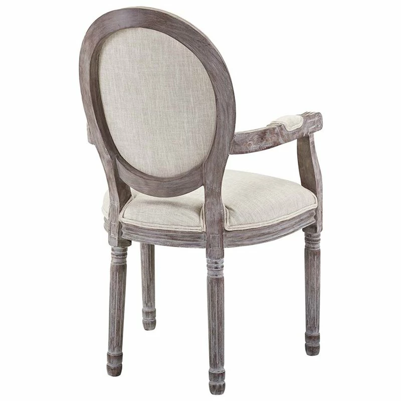 Best Sale ๐ฅฐ Modway Emanate Upholstered Dining Arm Chair In Beige ๐ 6 Best Sale ๐ฅฐ Modway Emanate Upholstered Dining Arm Chair In Beige ๐ - Image 4