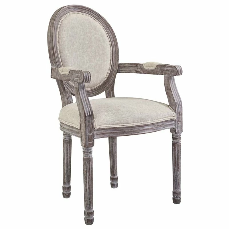 Best Sale ๐ฅฐ Modway Emanate Upholstered Dining Arm Chair In Beige ๐ 3 Best Sale ๐ฅฐ Modway Emanate Upholstered Dining Arm Chair In Beige ๐