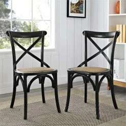 Buy 😍 Modway Gear Dining Side Chair In Black (Set Of 2) 🔔 8 Buy 😍 Modway Gear Dining Side Chair In Black (Set Of 2) 🔔 -Cheap Office Chairs Store 1945574 1 L