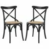 Buy 😍 Modway Gear Dining Side Chair In Black (Set Of 2) 🔔 -Cheap Office Chairs Store 1945574 L