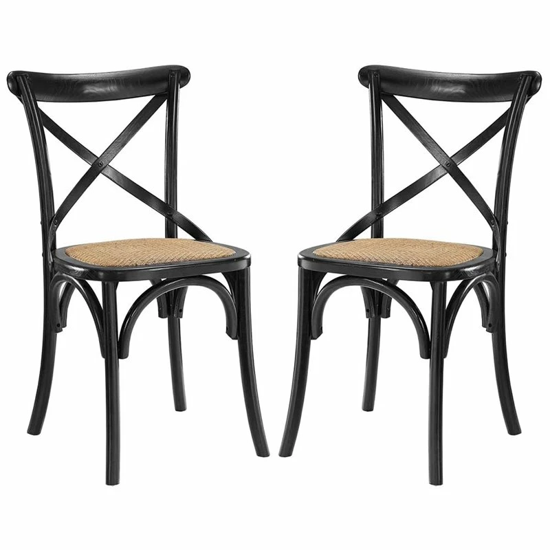 Buy 😍 Modway Gear Dining Side Chair In Black (Set Of 2) 🔔 3 Buy 😍 Modway Gear Dining Side Chair In Black (Set Of 2) 🔔