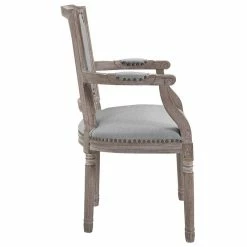 Brand new 😍 Modway Penchant Upholstered Dining Arm Chair In Light Gray 👏 -Cheap Office Chairs Store 1945999 2 L