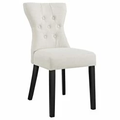 Deals ❤️ Modway Silhouette Tufted Dining Side Chair In Beige (Set Of 2) 🥰 -Cheap Office Chairs Store 1946312 2 L