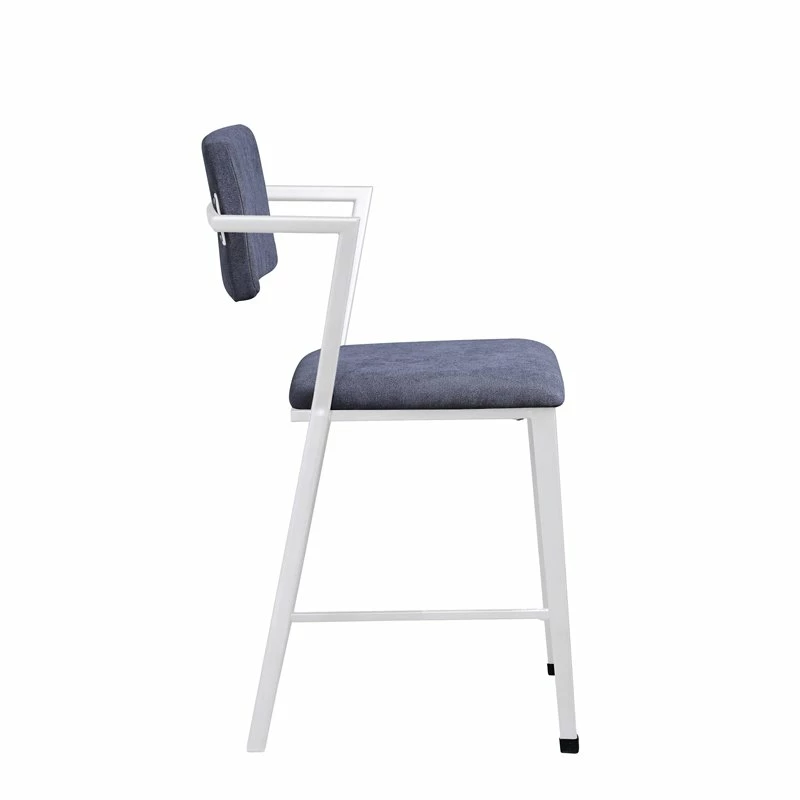 Cheapest ๐งจ ACME Furniture ACME Cargo Counter Height Chair (Set Of 2) In Gray Fabric & White ๐ฅ 5 Cheapest ๐งจ ACME Furniture ACME Cargo Counter Height Chair (Set Of 2) In Gray Fabric & White ๐ฅ - Image 3