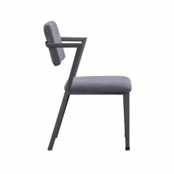 Outlet ❤️ ACME Furniture ACME Cargo Upholstered Dining Arm Chair In Gray And Gunmetal (Set Of 2) 👏 9 Outlet ❤️ ACME Furniture ACME Cargo Upholstered Dining Arm Chair In Gray And Gunmetal (Set Of 2) 👏 -Cheap Office Chairs Store 1947459 2 L
