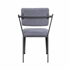 Outlet ❤️ ACME Furniture ACME Cargo Upholstered Dining Arm Chair In Gray And Gunmetal (Set Of 2) 👏 10 Outlet ❤️ ACME Furniture ACME Cargo Upholstered Dining Arm Chair In Gray And Gunmetal (Set Of 2) 👏 -Cheap Office Chairs Store 1947459 3 L