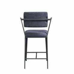Best reviews of 🥰 ACME Furniture ACME Cargo Counter Height Chair (Set Of 2) In Fabric & Gunmetal ⭐ -Cheap Office Chairs Store 1947460 3 L