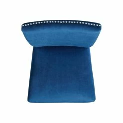 Buy 🥰 Picket House Furnishings Celine Velvet Counter Height Chair In Blue (Set Of 2) 😀 -Cheap Office Chairs Store 1948559 6 L