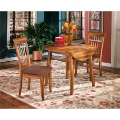 Wholesale 🎁 Ashley Furniture Ashley Berringer Microfiber Upholstered Dining Side Chair In Rustic Brown 🔥 -Cheap Office Chairs Store 1948645 3 L
