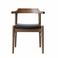 Discount 🧨 Pemberly Row Faux Leather Black Leather Seat Dining Side Chair (Set Of 2) 💯 -Cheap Office Chairs Store 1948797 23 L