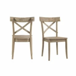 New ⭐ Picket House Furnishings Keaton X-Back Wooden Side Chair Set 🤩