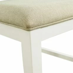 Best Pirce ⌛ Picket House Furnishings Barrett Ladder Back Side Chair Set In Cottage White 🤩 -Cheap Office Chairs Store 1950086 8 L