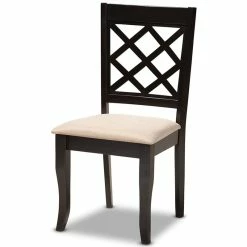 Budget 🌟 Baxton Studio Verner Wood Dining Chair In Sand And Espresso - Set Of 4 🎉 10 Budget 🌟 Baxton Studio Verner Wood Dining Chair In Sand And Espresso - Set Of 4 🎉 -Cheap Office Chairs Store 1951182 2 L