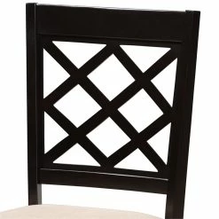 Budget 🌟 Baxton Studio Verner Wood Dining Chair In Sand And Espresso - Set Of 4 🎉 12 Budget 🌟 Baxton Studio Verner Wood Dining Chair In Sand And Espresso - Set Of 4 🎉 -Cheap Office Chairs Store 1951182 4 L