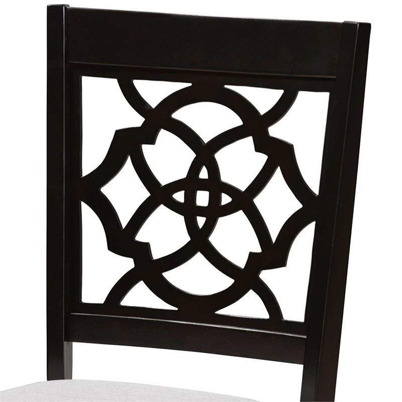 Cheapest 😍 Baxton Studio Renaud Wood Dining Chair In Gray And Espresso - Set Of 4 😀 7 Cheapest 😍 Baxton Studio Renaud Wood Dining Chair In Gray And Espresso - Set Of 4 😀 - Image 5