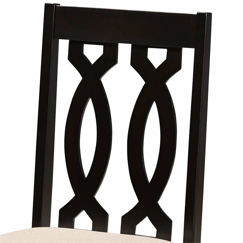 Deals ๐ Baxton Studio Cherese Wood Dining Chair In Sand And Espresso - Set Of 4 ๐ 7 Deals ๐ Baxton Studio Cherese Wood Dining Chair In Sand And Espresso - Set Of 4 ๐ - Image 5