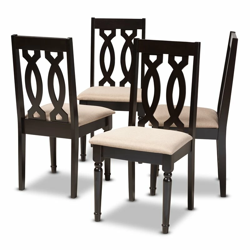 Deals ๐ Baxton Studio Cherese Wood Dining Chair In Sand And Espresso - Set Of 4 ๐ 3 Deals ๐ Baxton Studio Cherese Wood Dining Chair In Sand And Espresso - Set Of 4 ๐