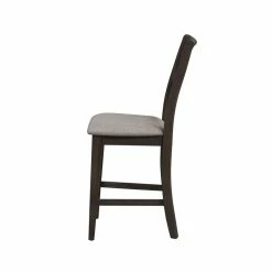 Coupon 💯 Liberty Furniture Double Bridge Dark Brown Splat Back Counter Chair (RTA) 🔥 -Cheap Office Chairs Store 1953409 3 L