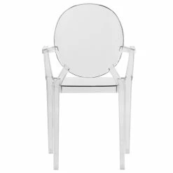 Discount 🎁 LeisureMod Carroll Modern Acrylic Dining Armchair In Clear 🔔 13 Discount 🎁 LeisureMod Carroll Modern Acrylic Dining Armchair In Clear 🔔 -Cheap Office Chairs Store 1954223 3 L