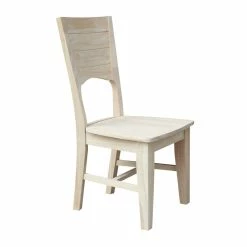 Buy 😍 International Concepts Canyon Collection Set Of Two Solid Back Full Chairs ✔️ -Cheap Office Chairs Store 1955041 4 L