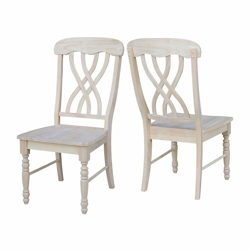 Promo 🥰 International Concepts Set Of Two Lattice Side Chairs ❤️ 7 Promo 🥰 International Concepts Set Of Two Lattice Side Chairs ❤️ - Image 5