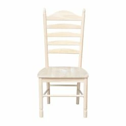 Best deal 🎉 International Concepts Set Of Two Bedford Ladderback Chairs 🎉 -Cheap Office Chairs Store 1955206 3 L