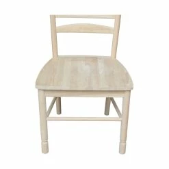 Best deal 🎉 International Concepts Set Of Two Bedford Ladderback Chairs 🎉 -Cheap Office Chairs Store 1955206 6 L