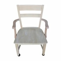 Wholesale ⭐ International Concepts Dining Chair With Casters 🥰 -Cheap Office Chairs Store 1955209 8 L