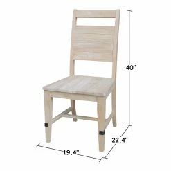 Brand new ๐ International Concepts Set Of Two Farmhouse Chic Chairs Ready To Finish ๐ 18 Brand new ๐ International Concepts Set Of Two Farmhouse Chic Chairs Ready To Finish ๐ -Cheap Office Chairs Store 1956085 7 L