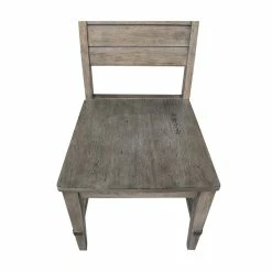 Hot Sale 🤩 International Concepts Set Of Two Farmhouse Chic Chairs Brindle Finish ❤️ -Cheap Office Chairs Store 1956086 1 L