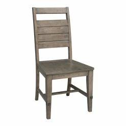 Hot Sale 🤩 International Concepts Set Of Two Farmhouse Chic Chairs Brindle Finish ❤️ -Cheap Office Chairs Store 1956086 6 L