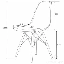 Best deal 🤩 LeisureMod Dover Dining Side Chair With Acrylic Eiffel Base In Clear 👍 17 Best deal 🤩 LeisureMod Dover Dining Side Chair With Acrylic Eiffel Base In Clear 👍 -Cheap Office Chairs Store 1956541 7 L