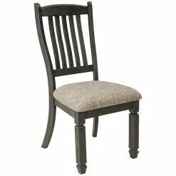 Buy 🧨 Ashley Furniture Tyler Creek Dining Side Chair In Gray And Brown 🌟