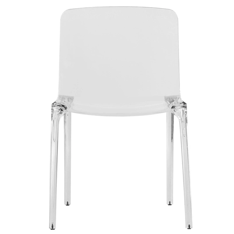 New ๐ LeisureMod Murray Mid-Century Modern Dining Side Chair In Clear ๐งจ 7 New ๐ LeisureMod Murray Mid-Century Modern Dining Side Chair In Clear ๐งจ - Image 5