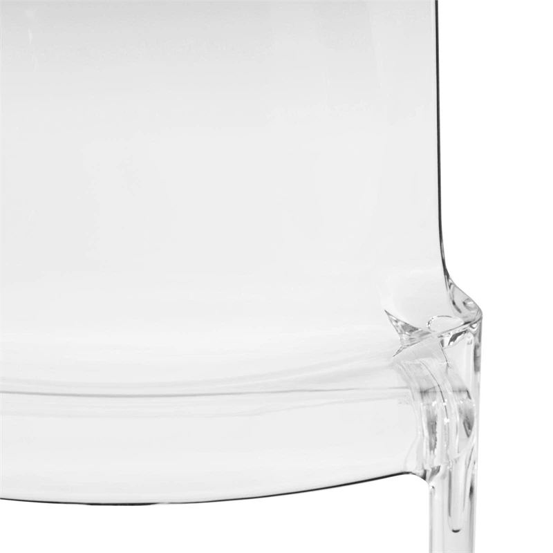 New ๐ LeisureMod Murray Mid-Century Modern Dining Side Chair In Clear ๐งจ 8 New ๐ LeisureMod Murray Mid-Century Modern Dining Side Chair In Clear ๐งจ - Image 6