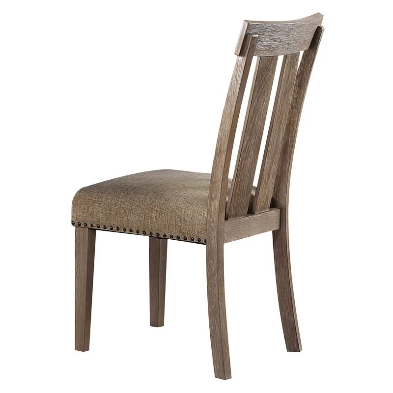 Flash Sale 💯 ACME Furniture ACME Nathaniel Side Chair (Set-2) In Fabric & Maple 🤩 3 Flash Sale 💯 ACME Furniture ACME Nathaniel Side Chair (Set-2) In Fabric & Maple 🤩